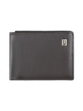 Stylish leather wallet with coin pocket.