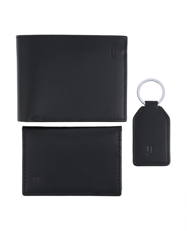 Luxury leather wallet gift set.