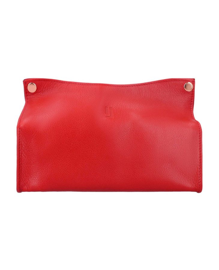 Leather tissue box cover