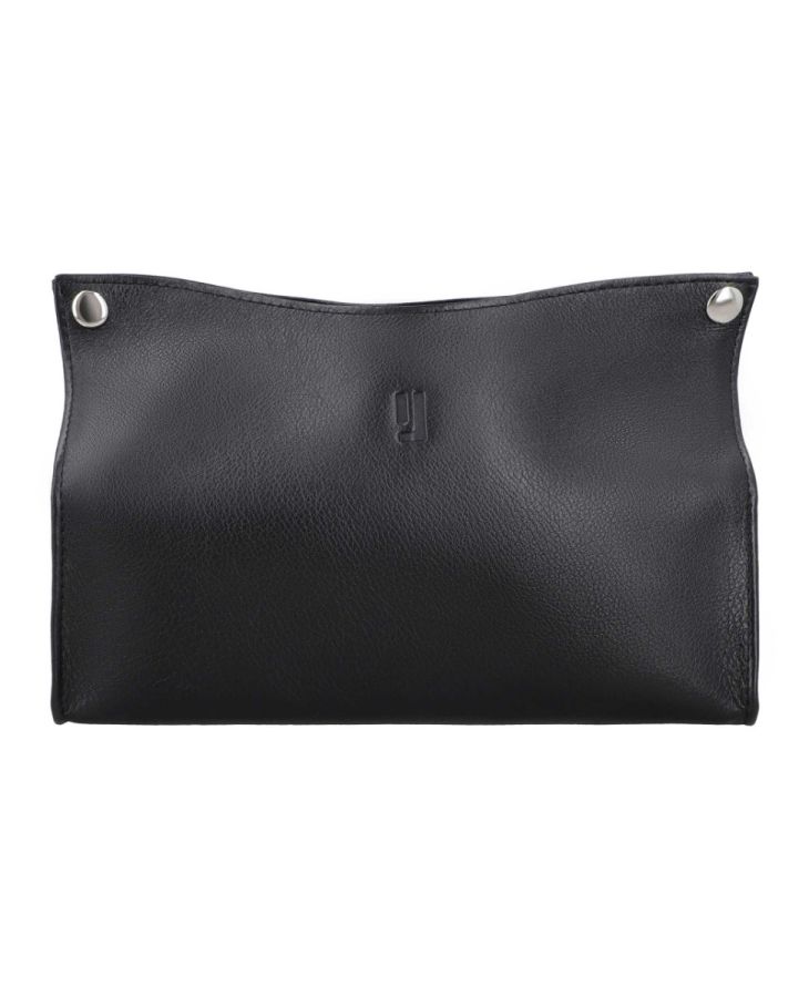 Decorative leather tissue box holder