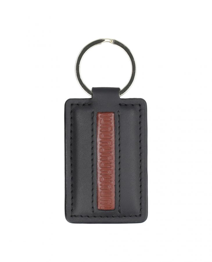 Elegant leather keychain