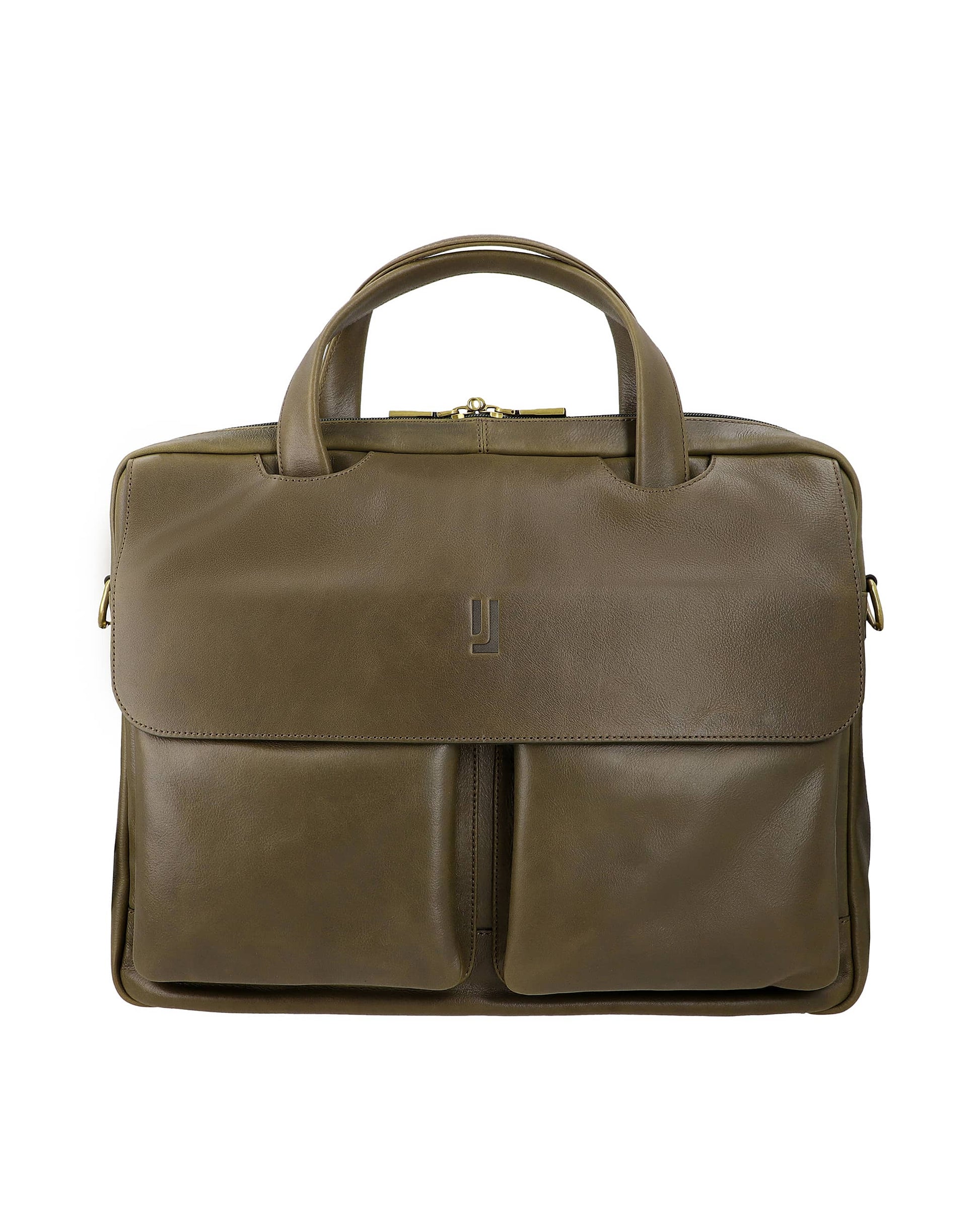 Premium cow leather executive bag.