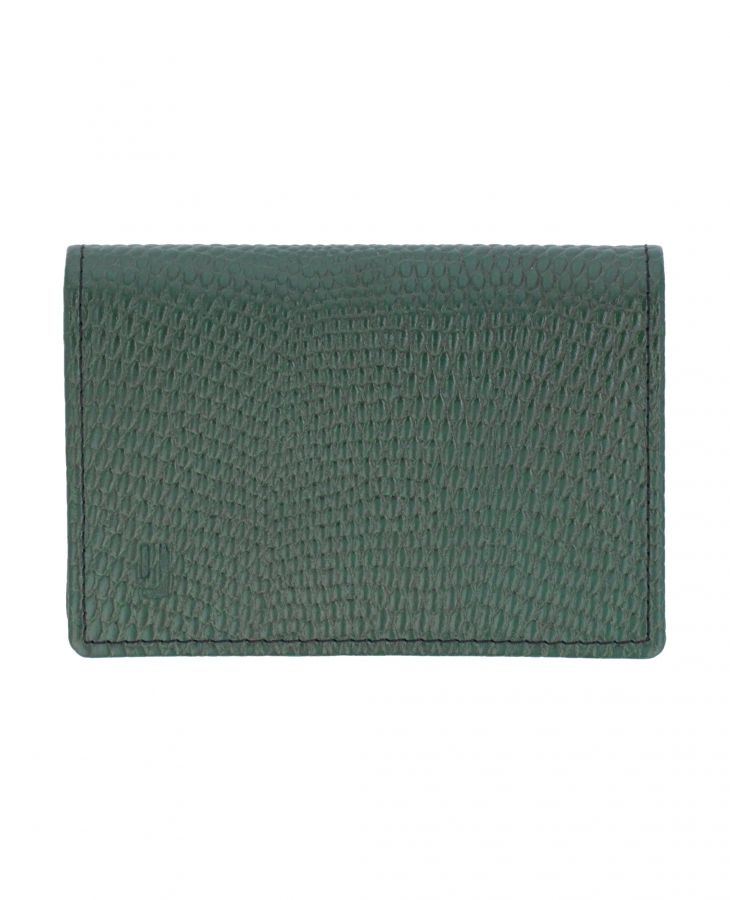 leather card case with pocket.