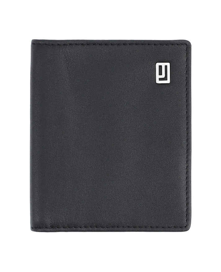 men's black leather wallets online in UK