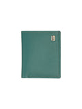 green colour leather wallet for men