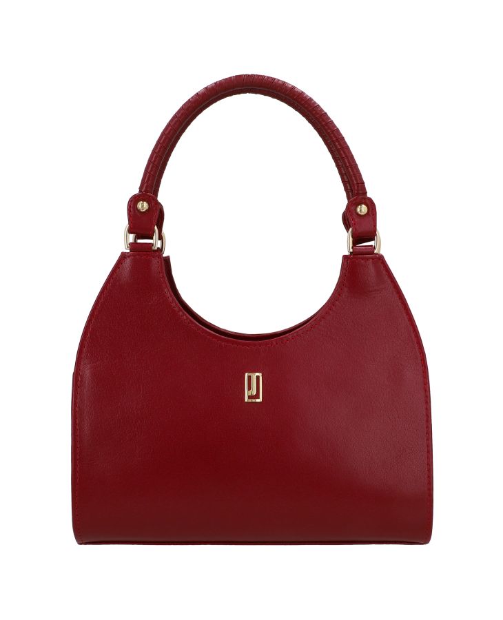 Timeless glazed leather handbag