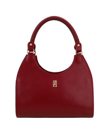 Timeless glazed leather handbag