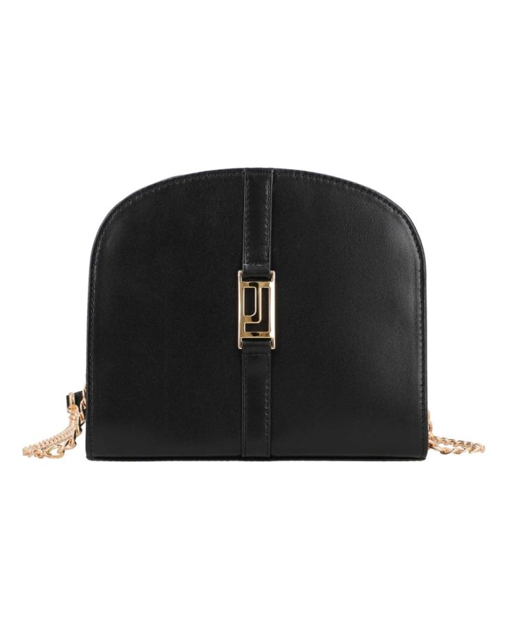 Classic leather handbag, Black.