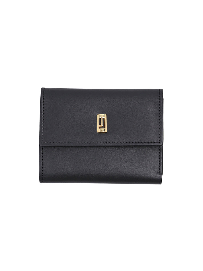 black leather ladies wallet