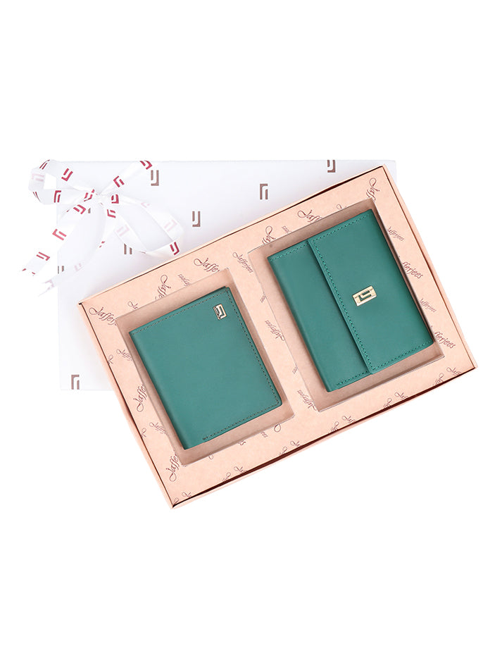 Elegant wallets for him and her.